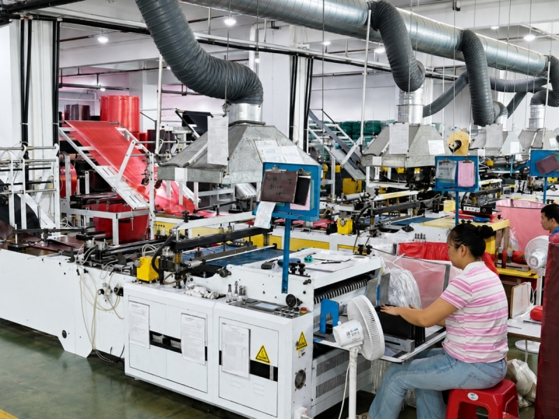Conductive film bubble bag making equipment